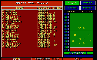 Kick Off II - Final Whistle [datadisk] atari screenshot